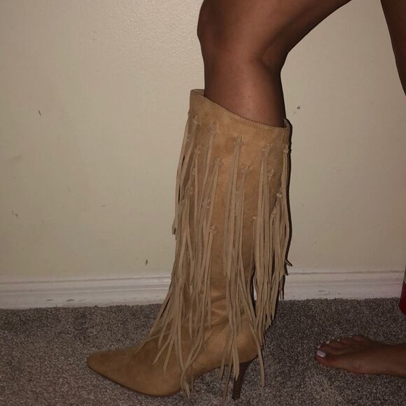 Suede fringe boots  - Picture 1 of 6